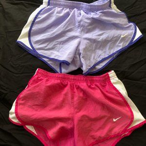 Girls Nike Dri-Fit shorts x 2